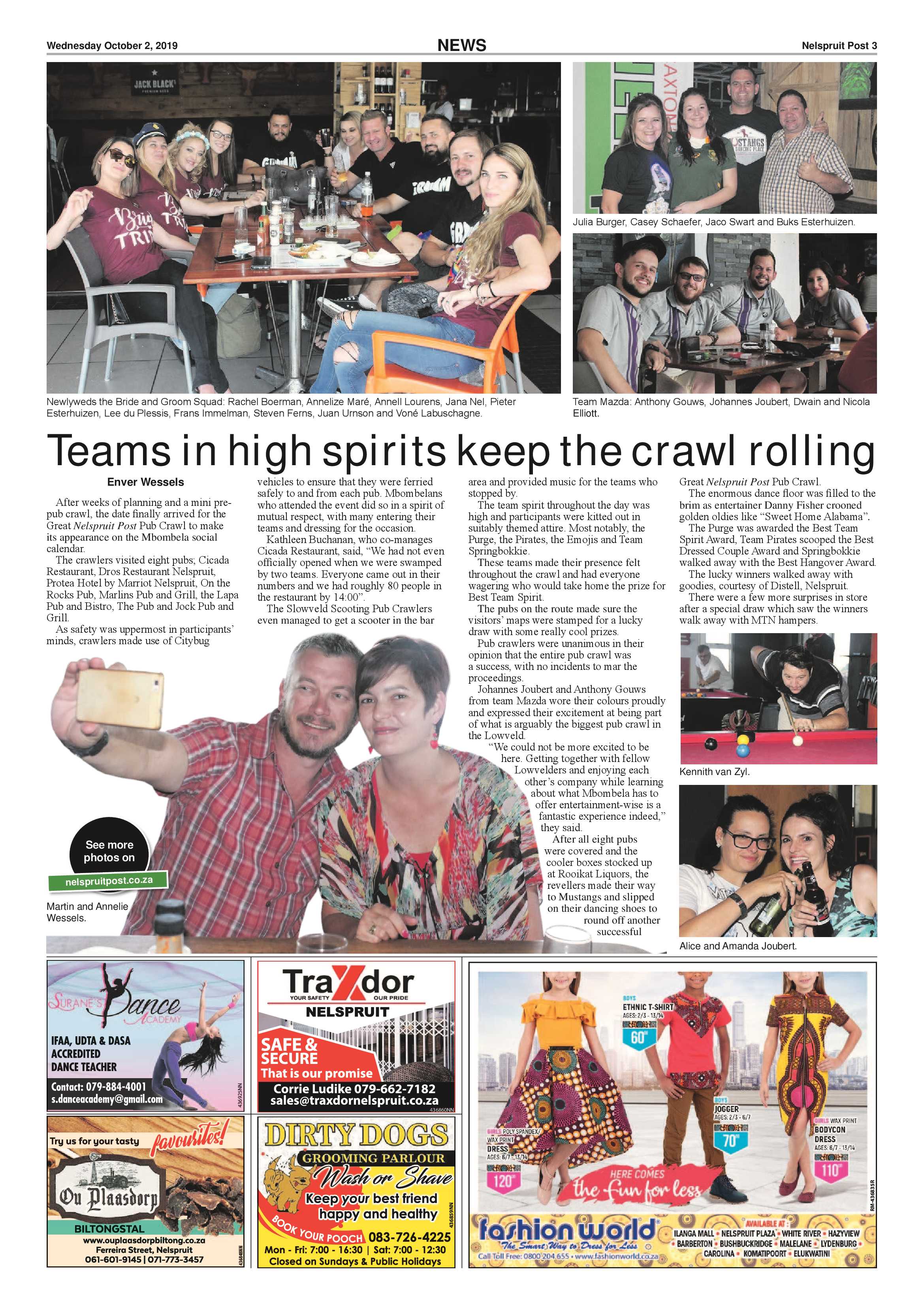 Nelspruit Post 2 October 2019 page 3