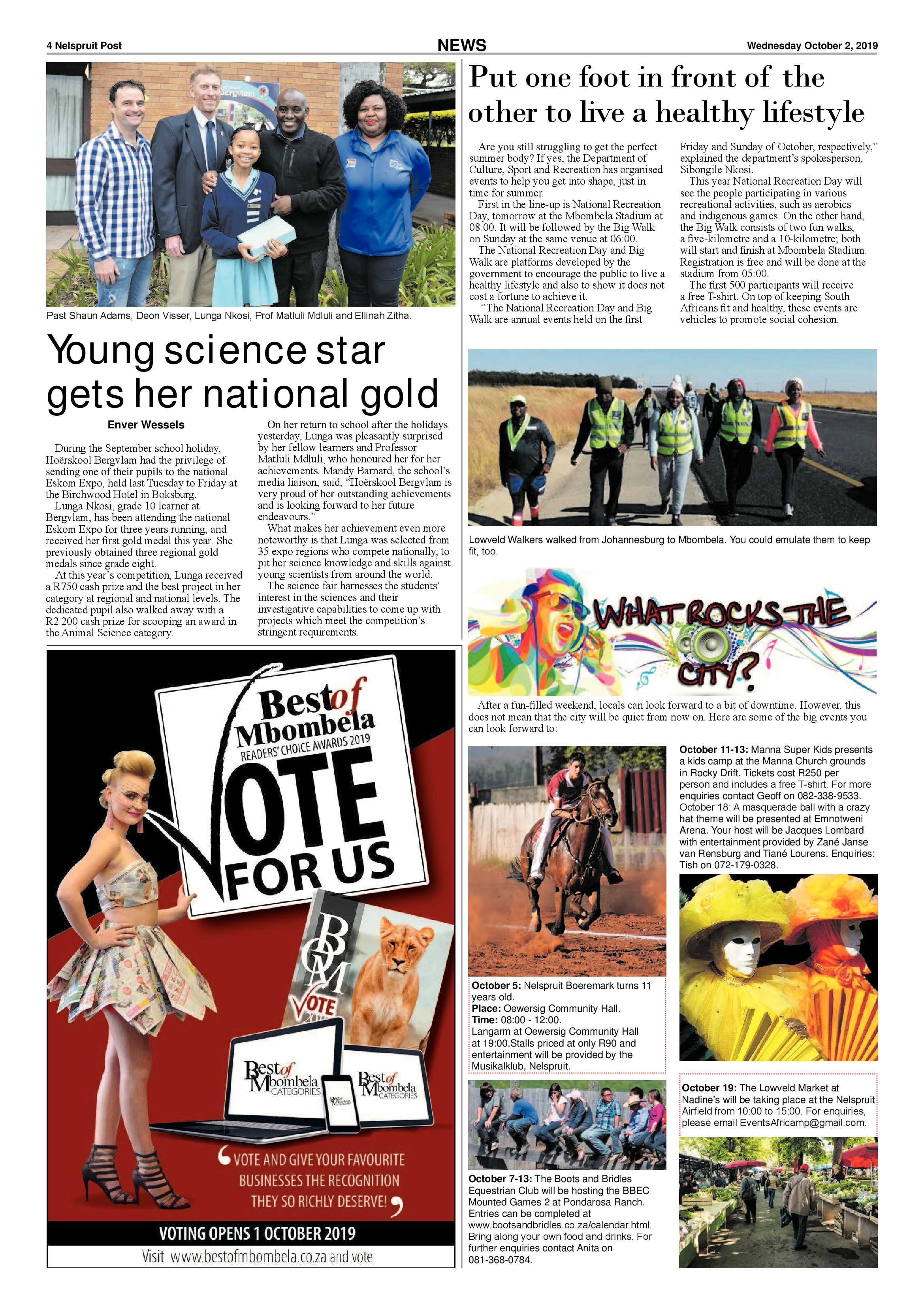 Nelspruit Post 2 October 2019 page 4