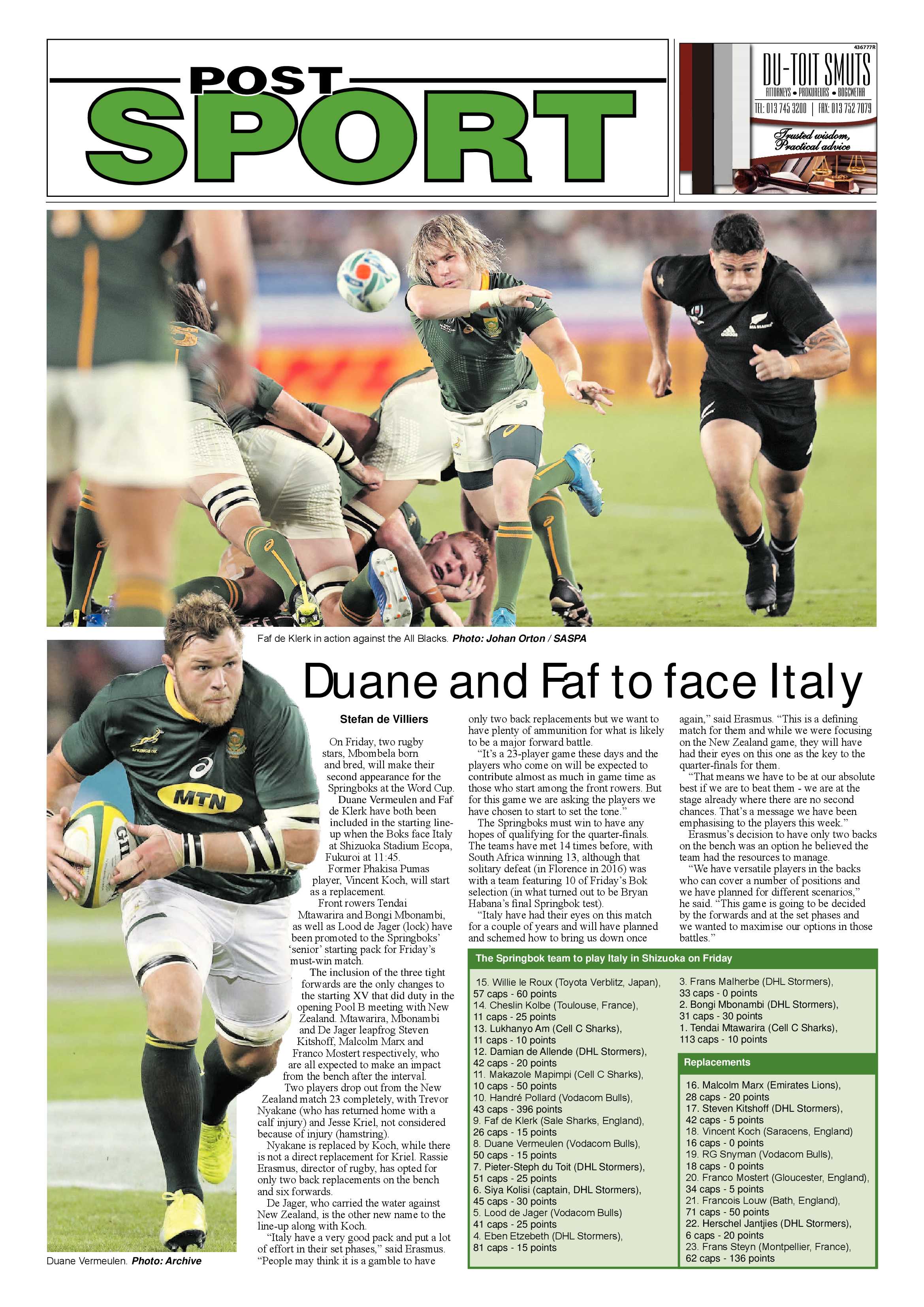 Nelspruit Post 2 October 2019 page 8