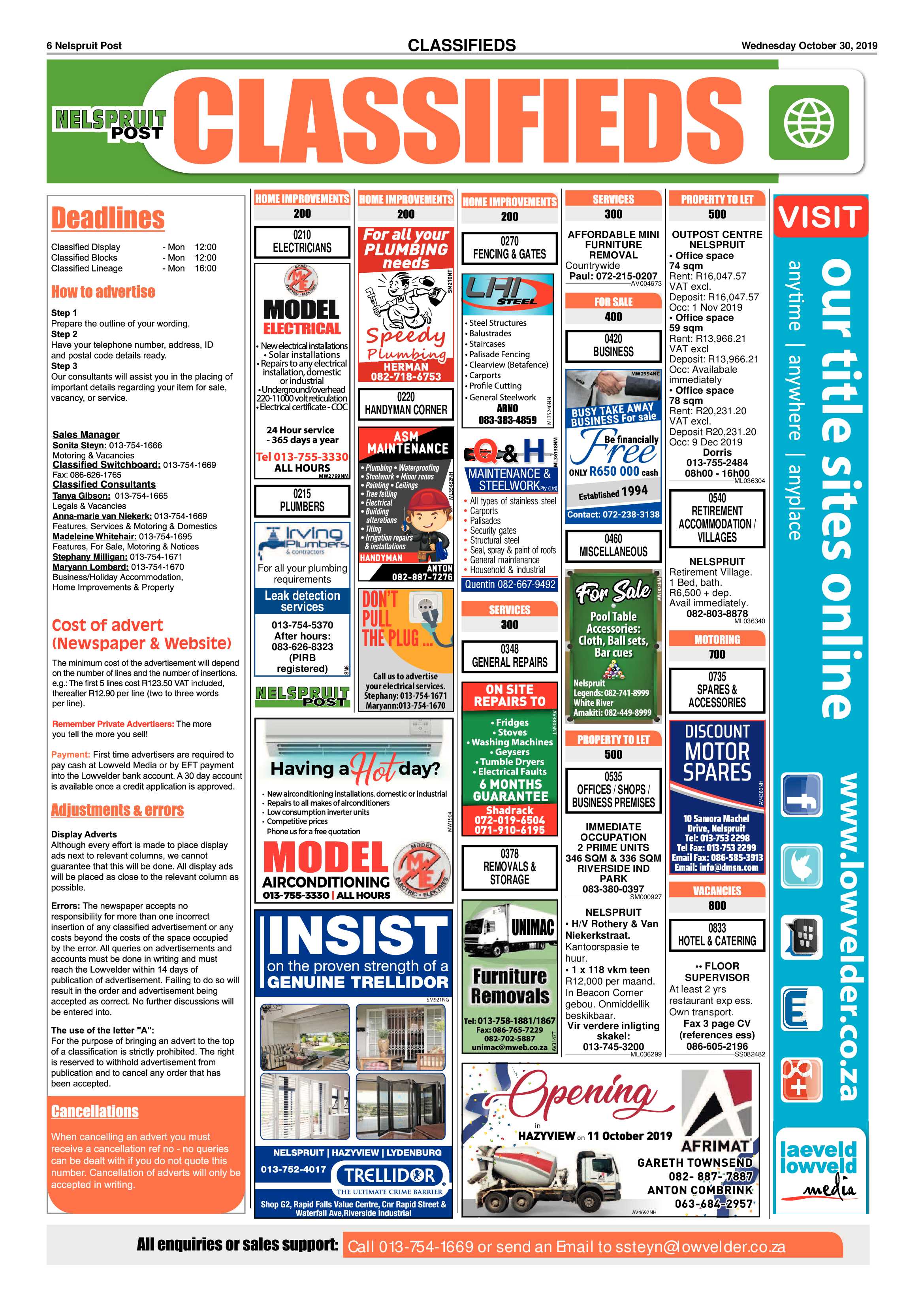 Nelspruit Post 30 October 2019 page 6