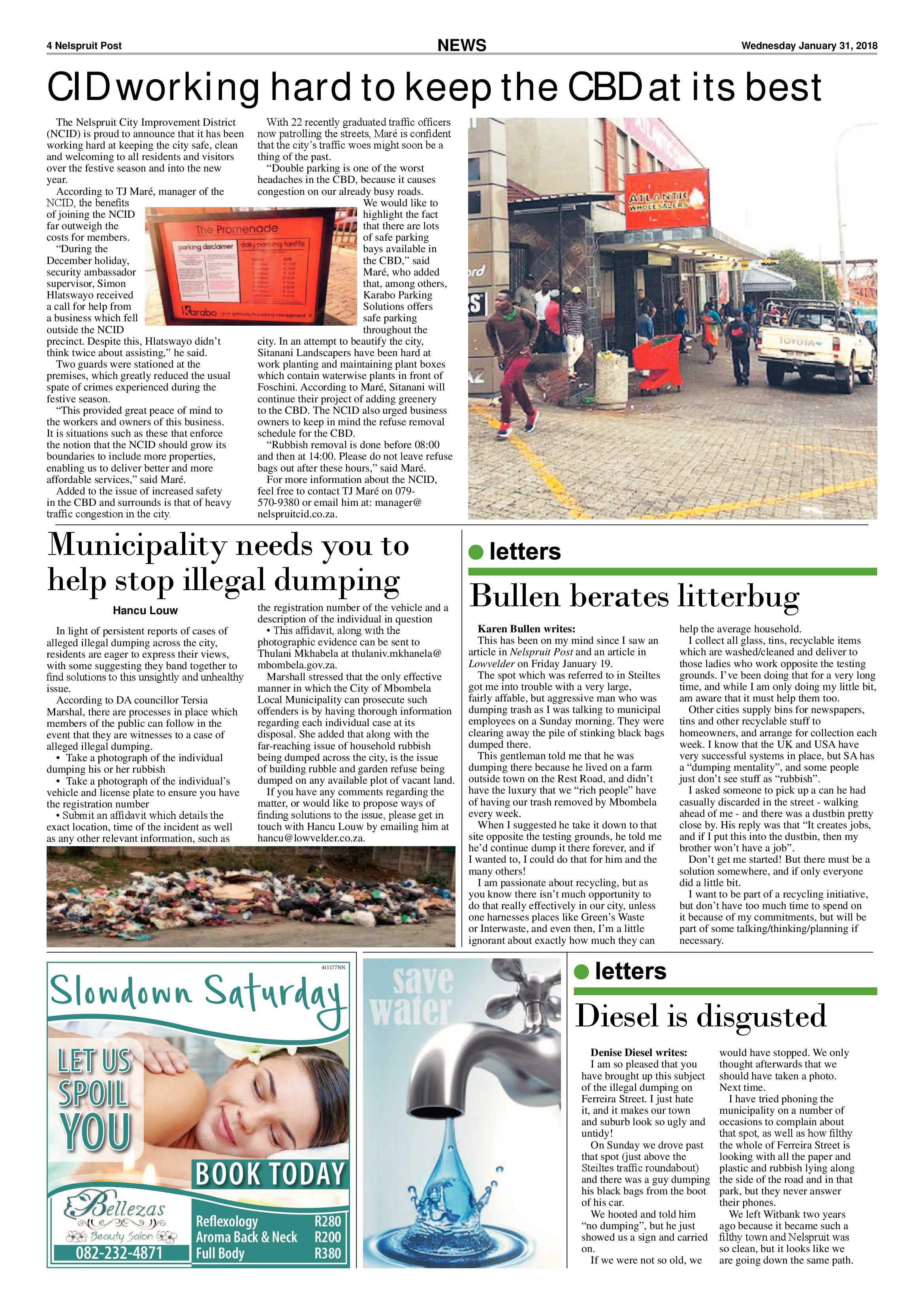 Nelspruit Post 31 January 2018 page 4