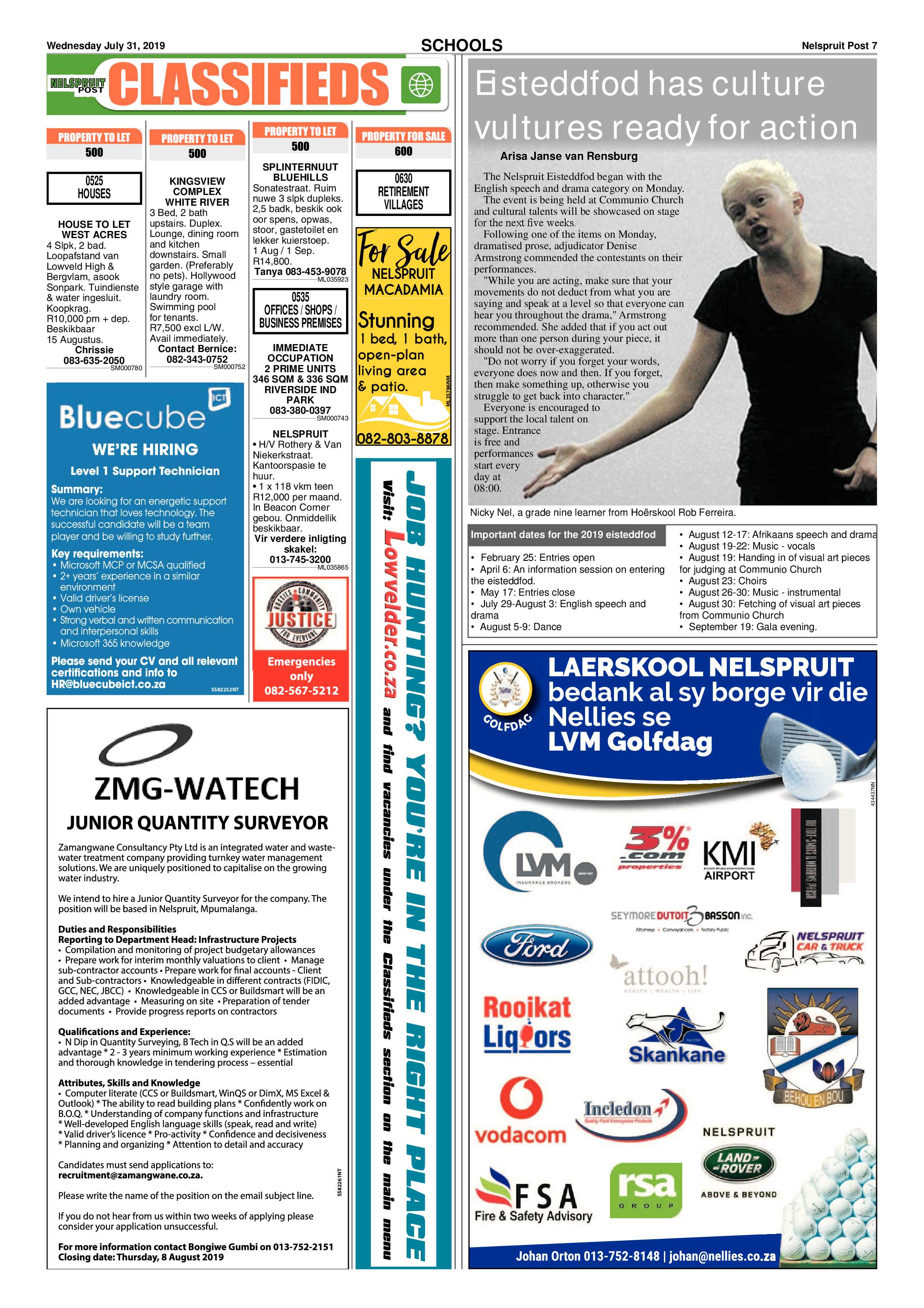 Nelspruit Post 31 July 2019 page 7