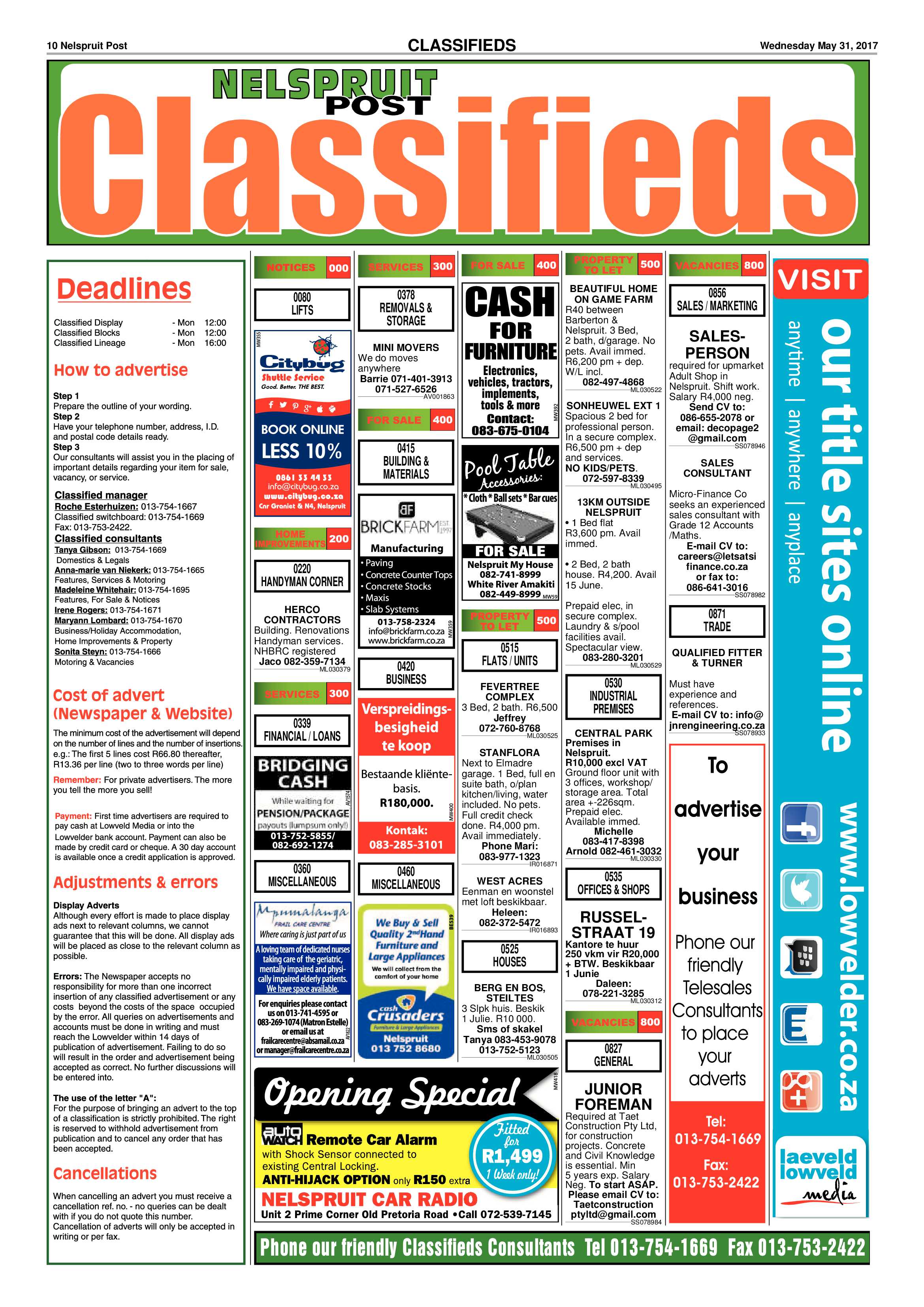 Nelspruit Post 31 May 2017 page 10