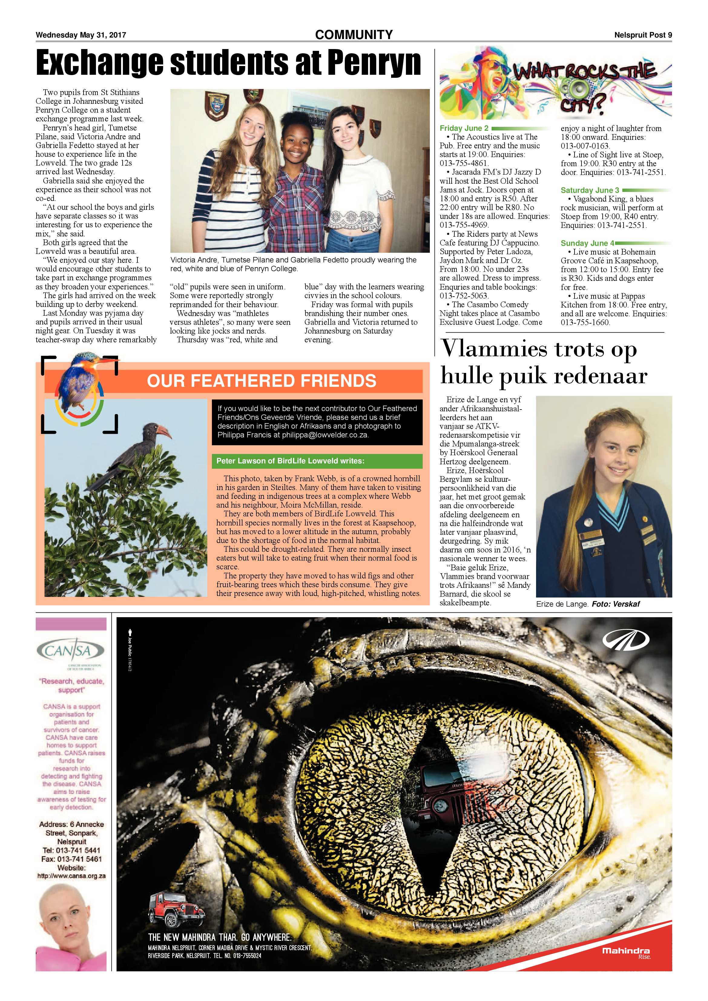 Nelspruit Post 31 May 2017 page 9