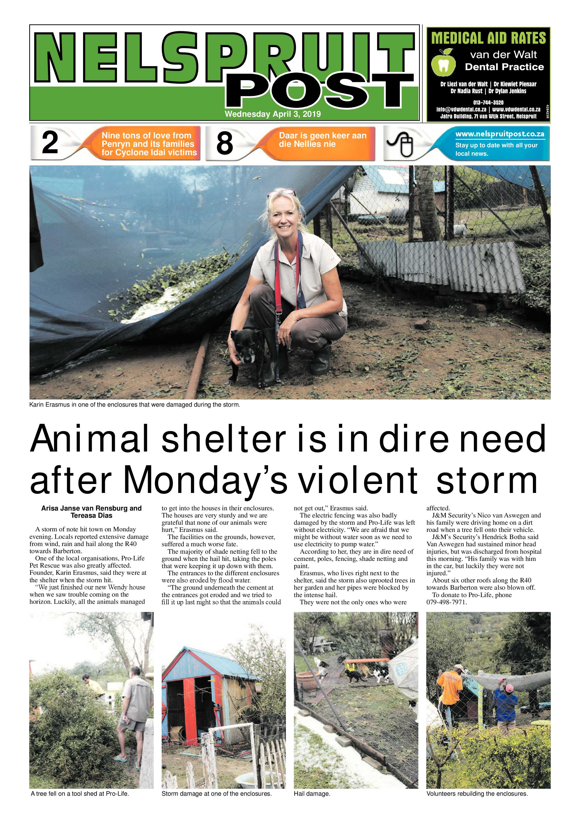 Nelspruit Post 3 April 2019 page 1