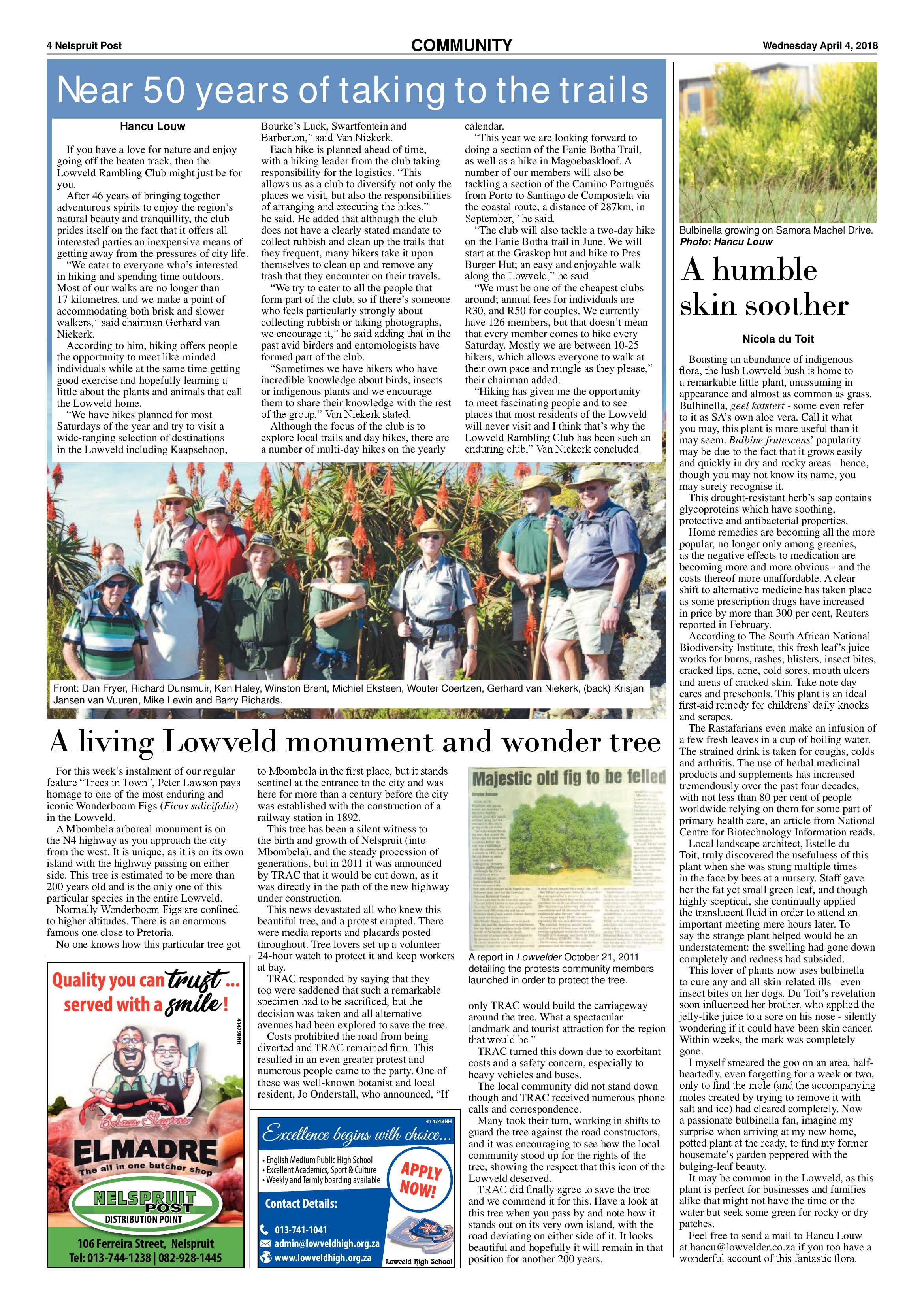 Nelspruit Post 4 April 2018 page 4