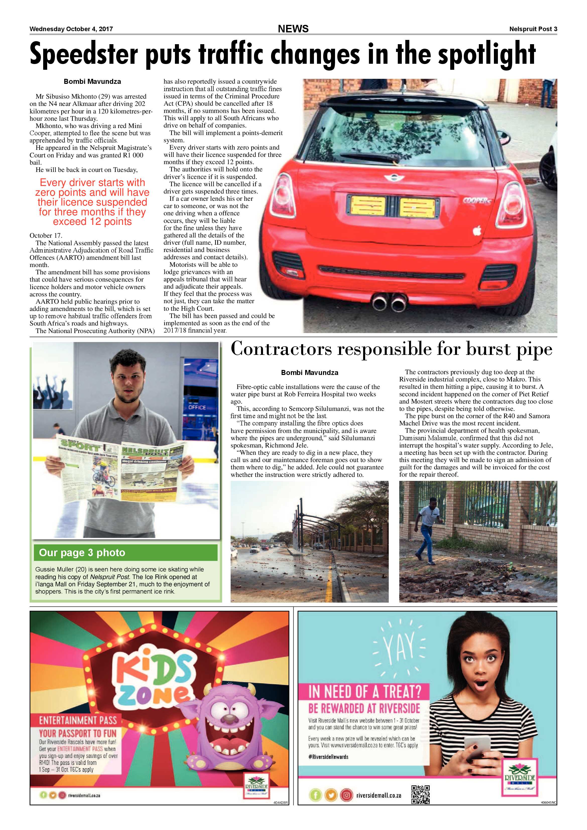 Nelspruit Post 4 October 2017 page 3