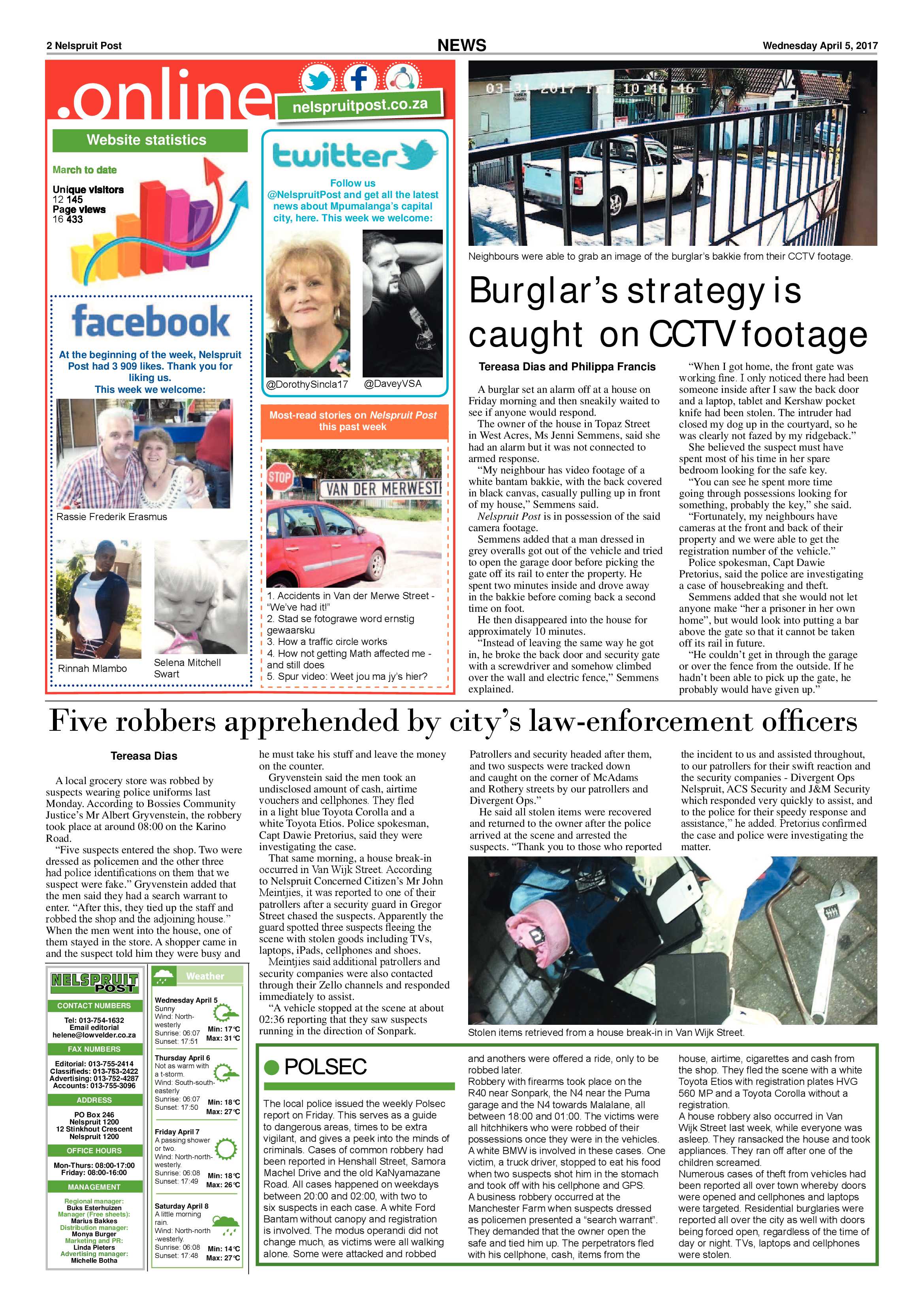 Nelspruit Post 5 April 2017 page 2