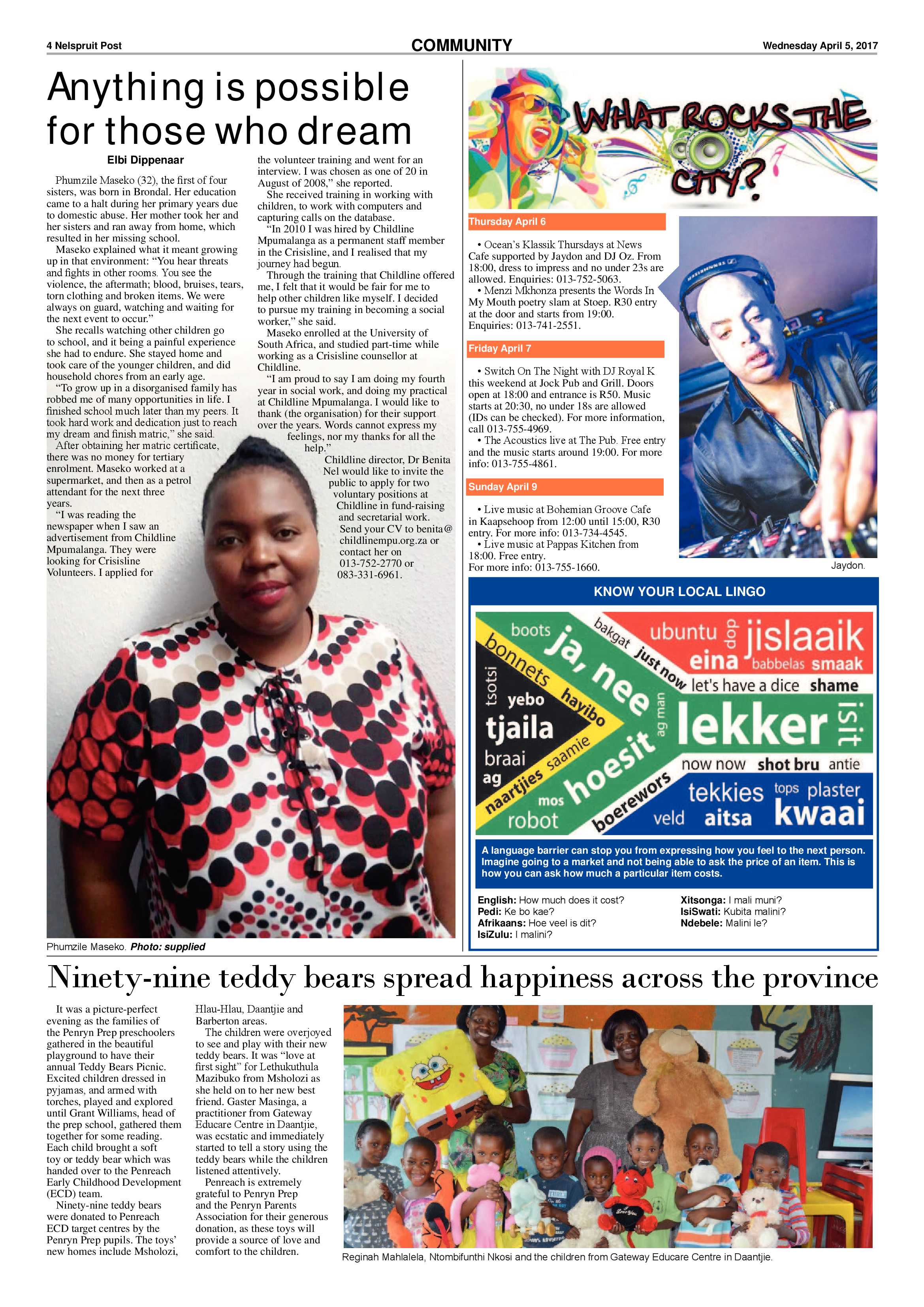Nelspruit Post 5 April 2017 page 4