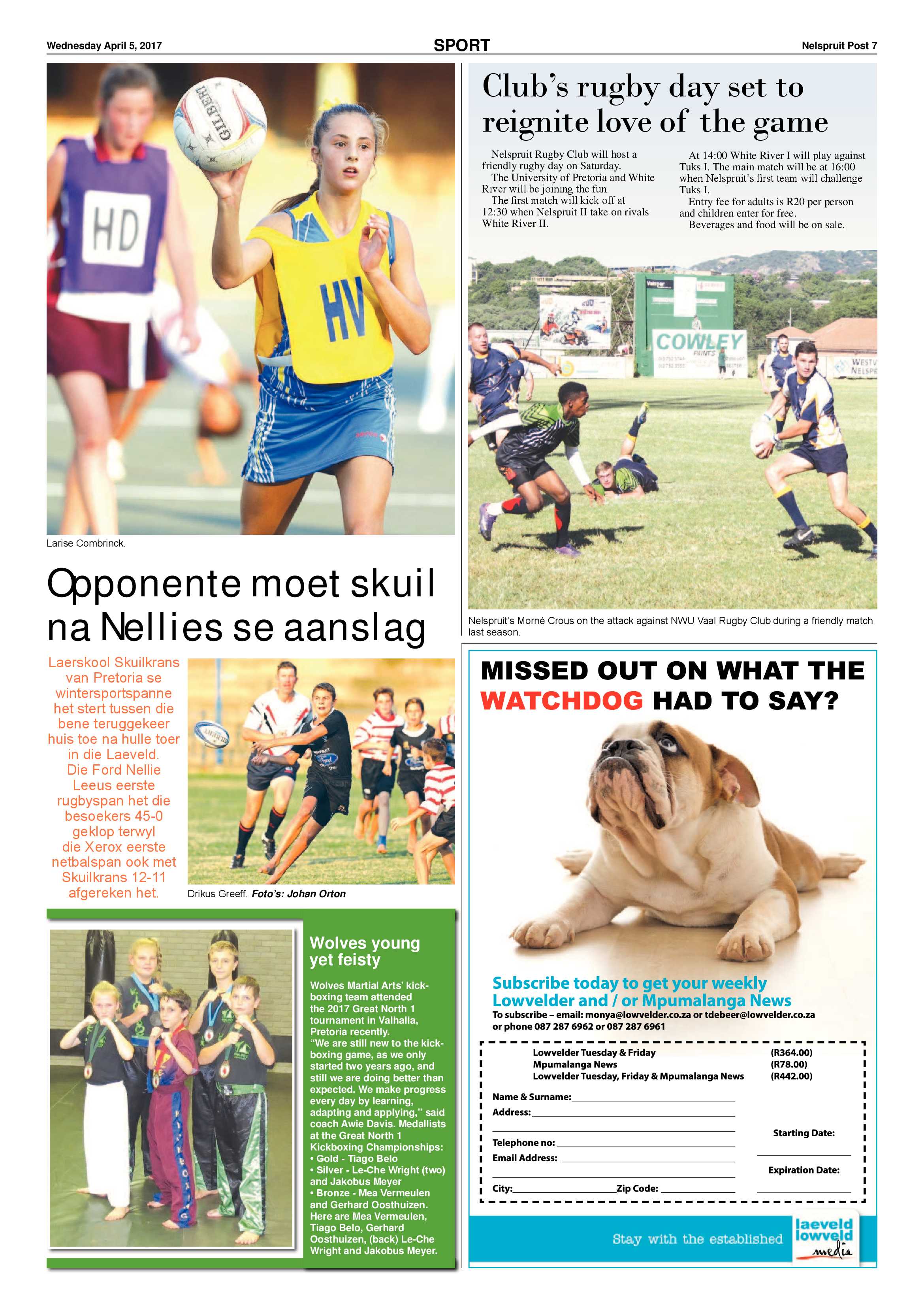 Nelspruit Post 5 April 2017 page 7
