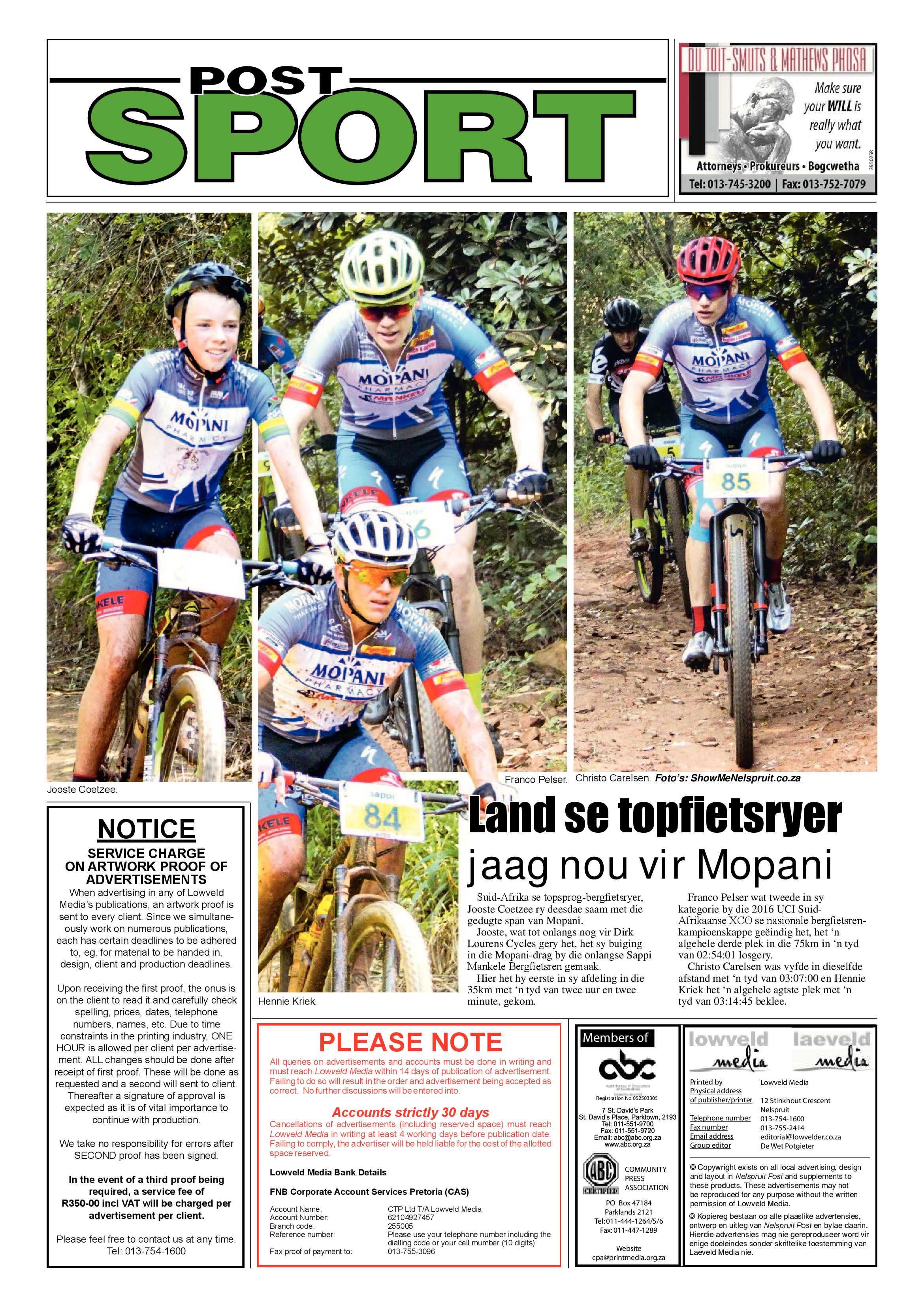 Nelspruit Post 5 April 2017 page 8