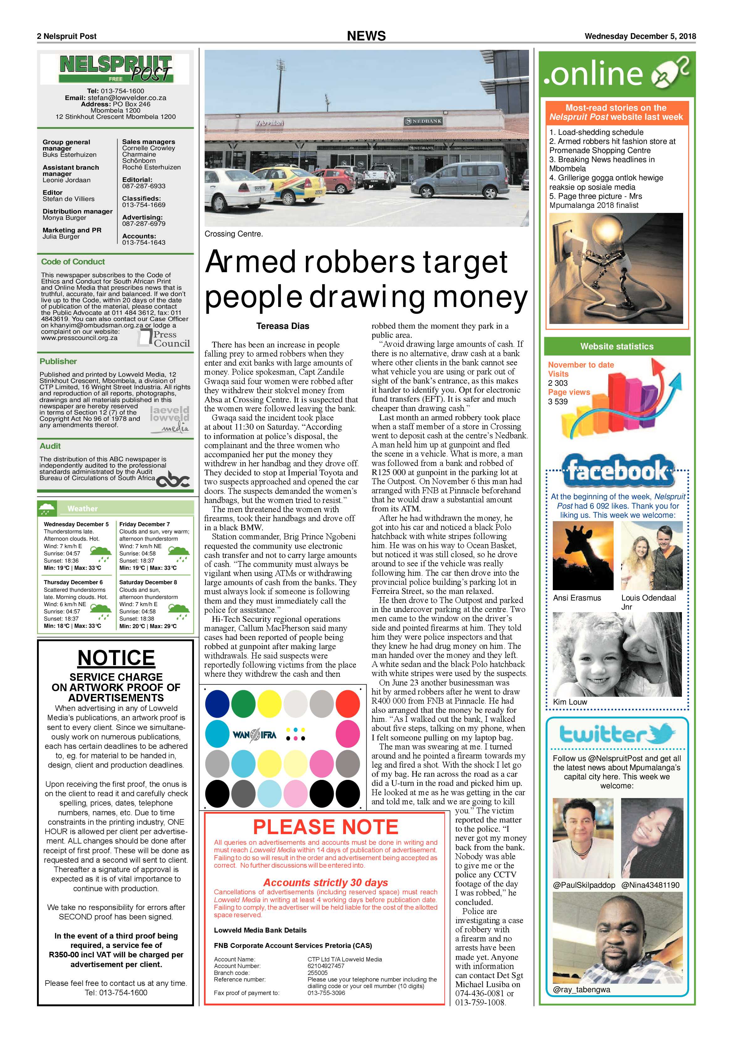Nelspruit Post 5 December 2018 page 2