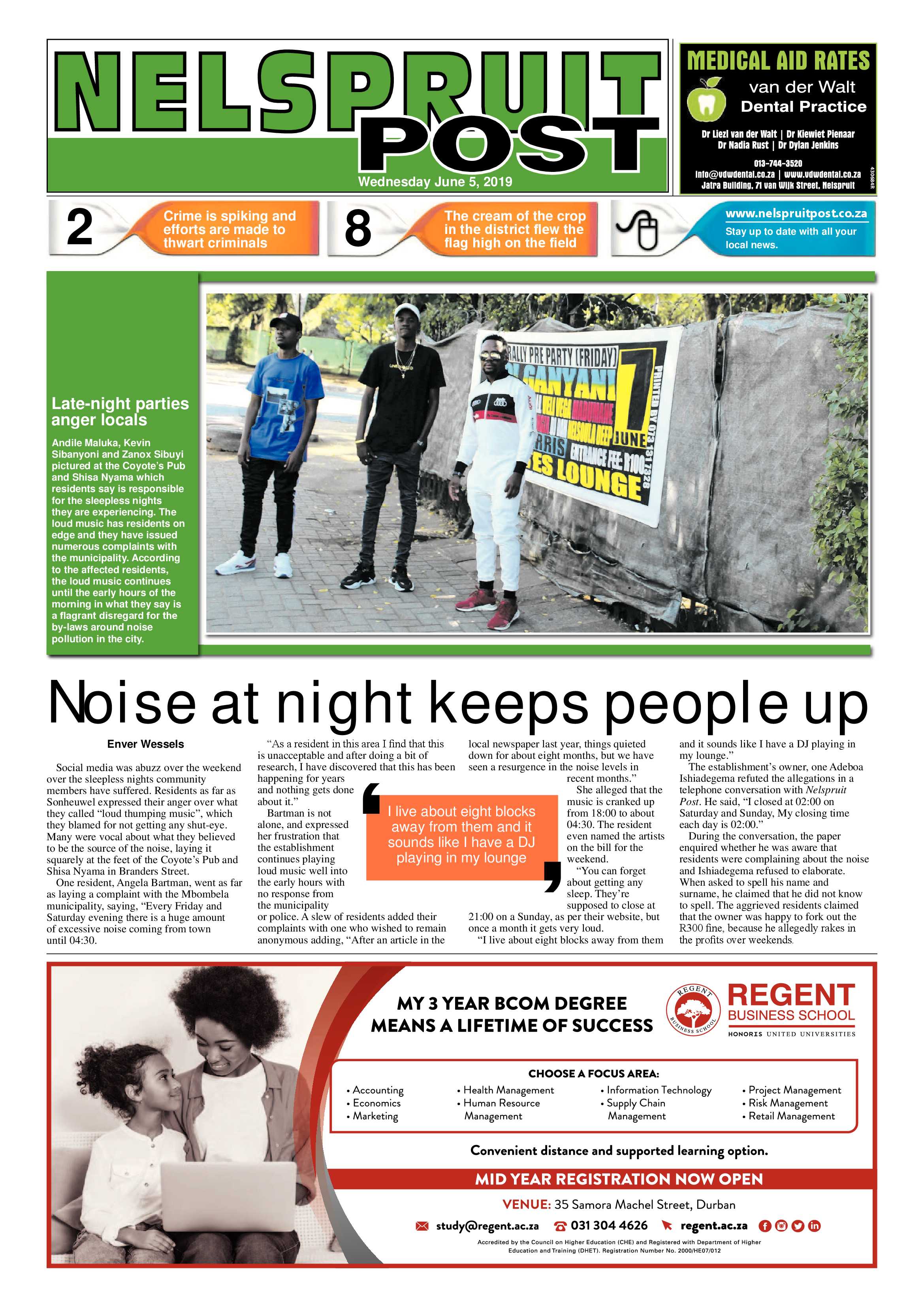 Nelspruit Post 5 June 2019 page 1