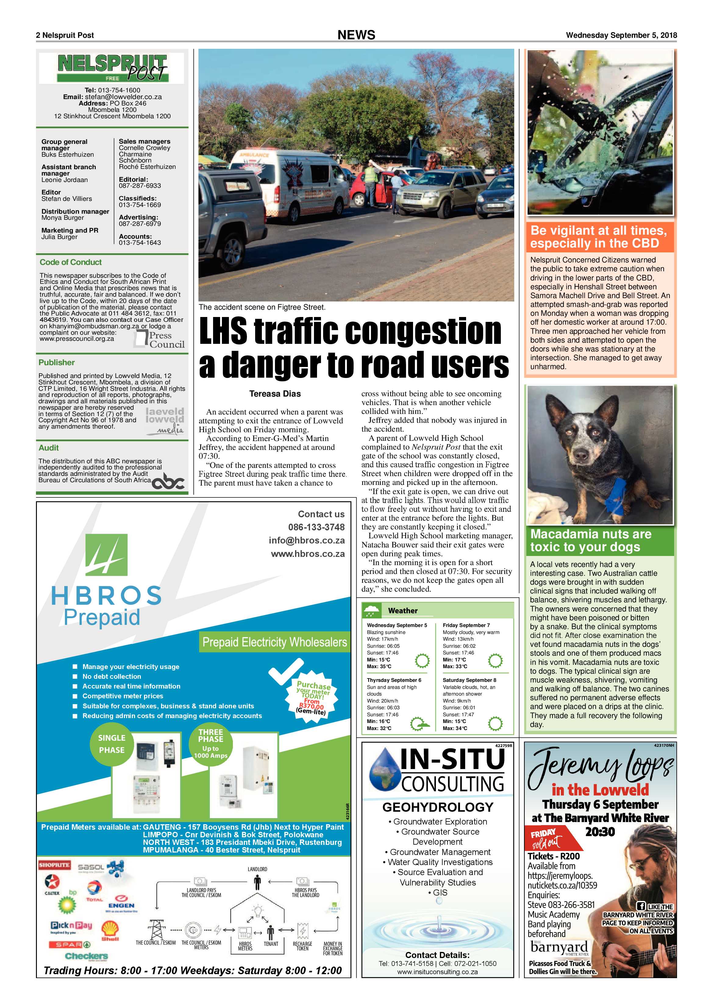 Nelspruit Post 6 September 2018 page 2