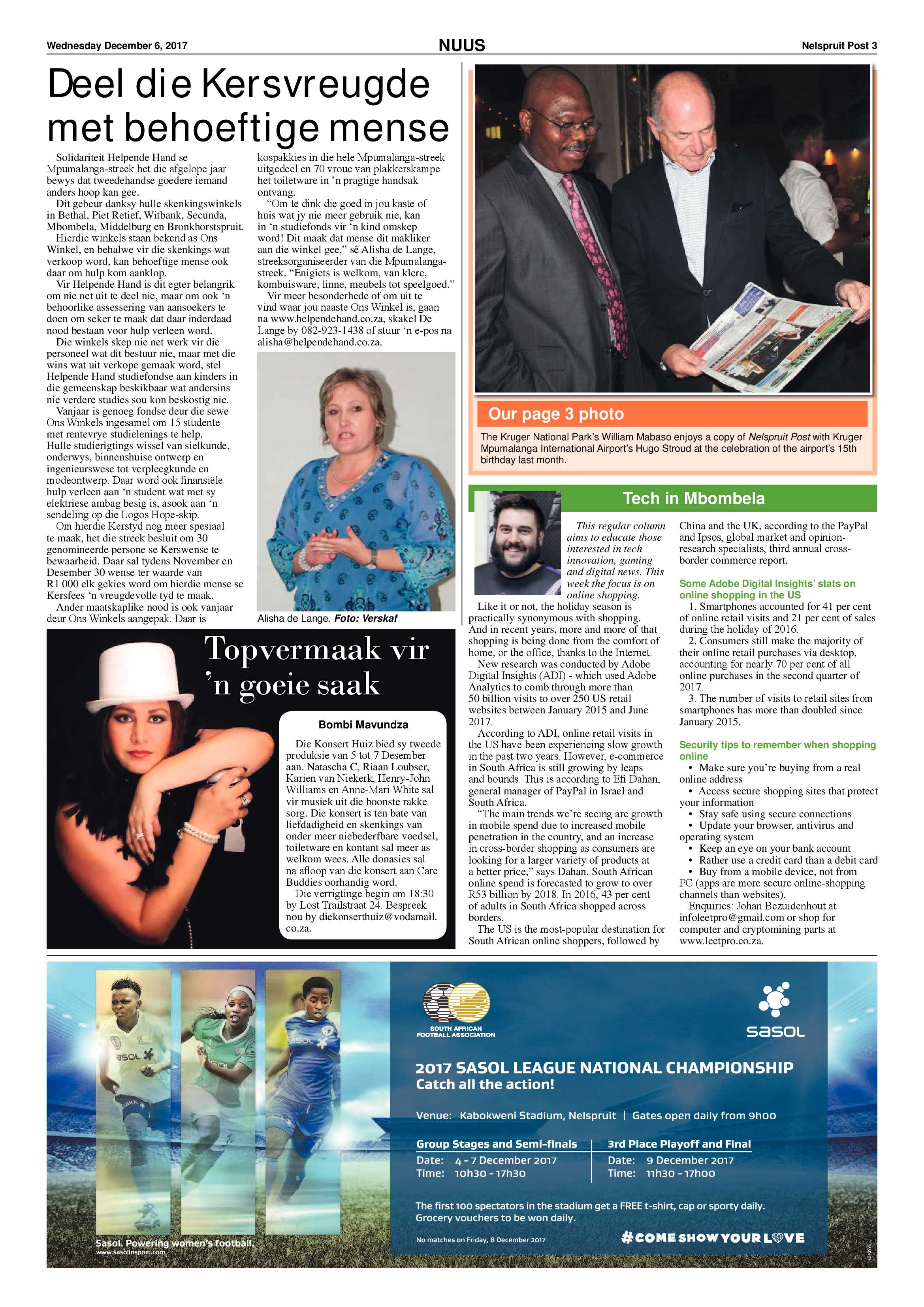 Nelspruit Post 6 December 2017 page 3