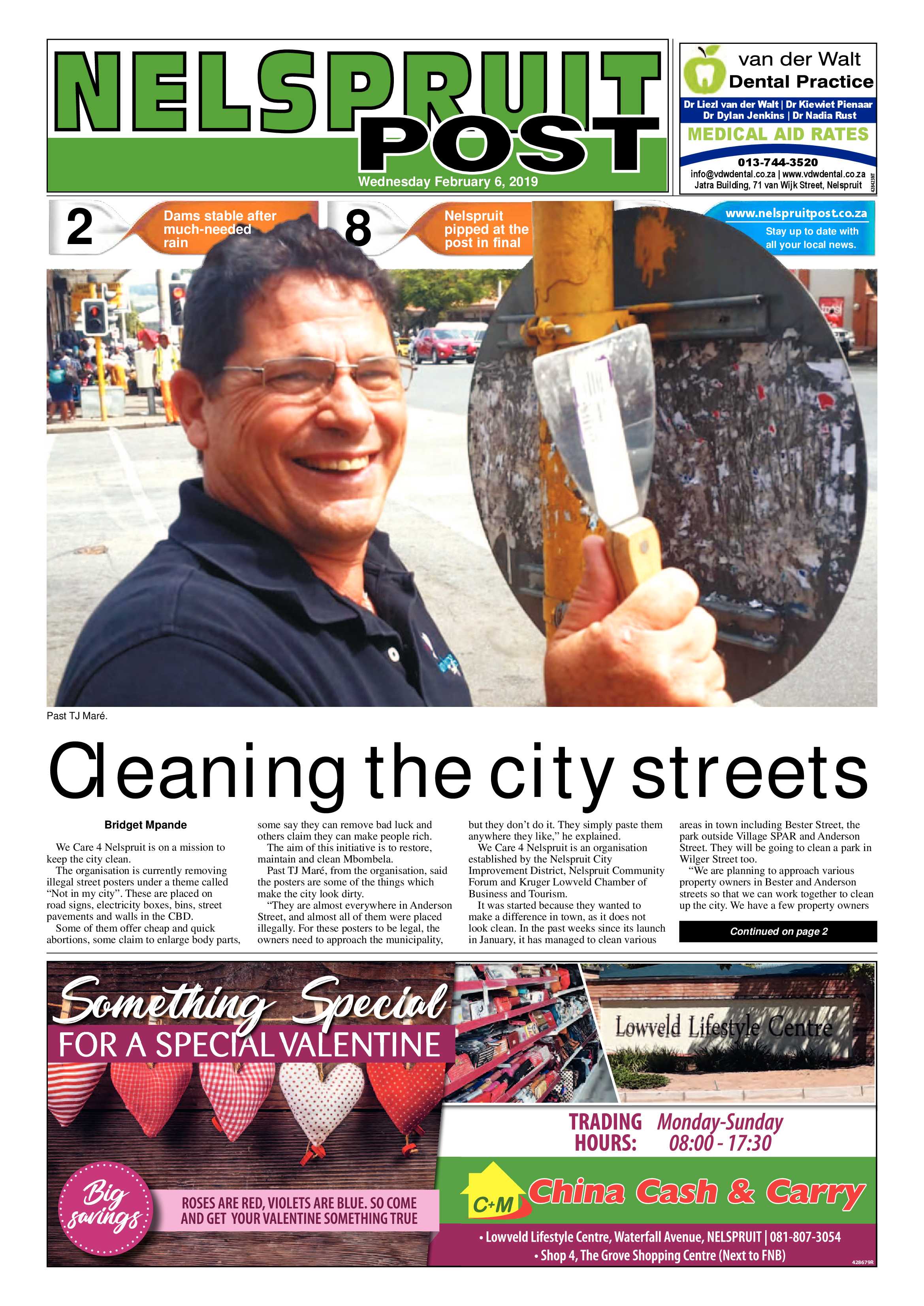 Nelspruit Post 6 February page 1