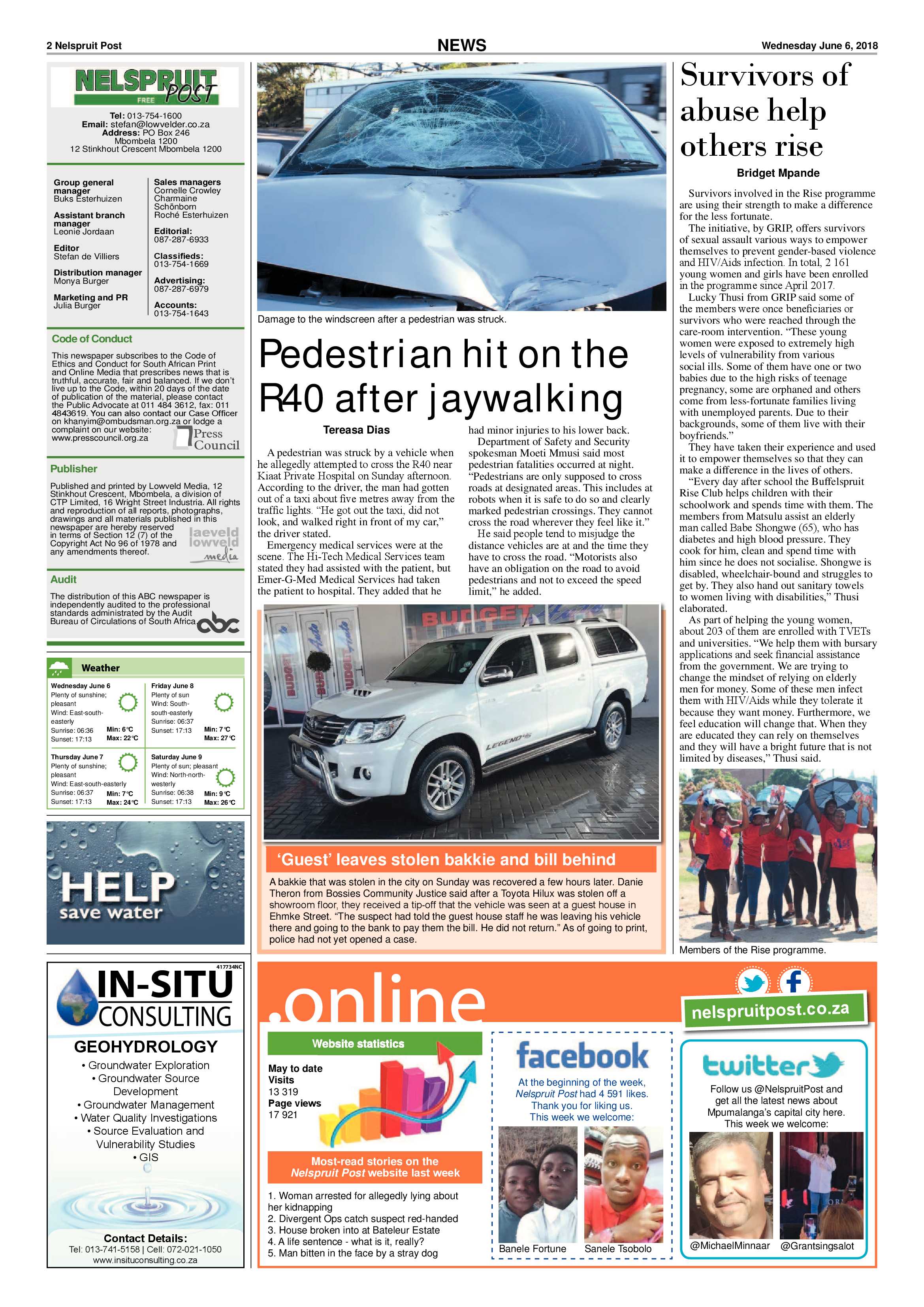 Nelspruit Post 6 June 2018 page 2