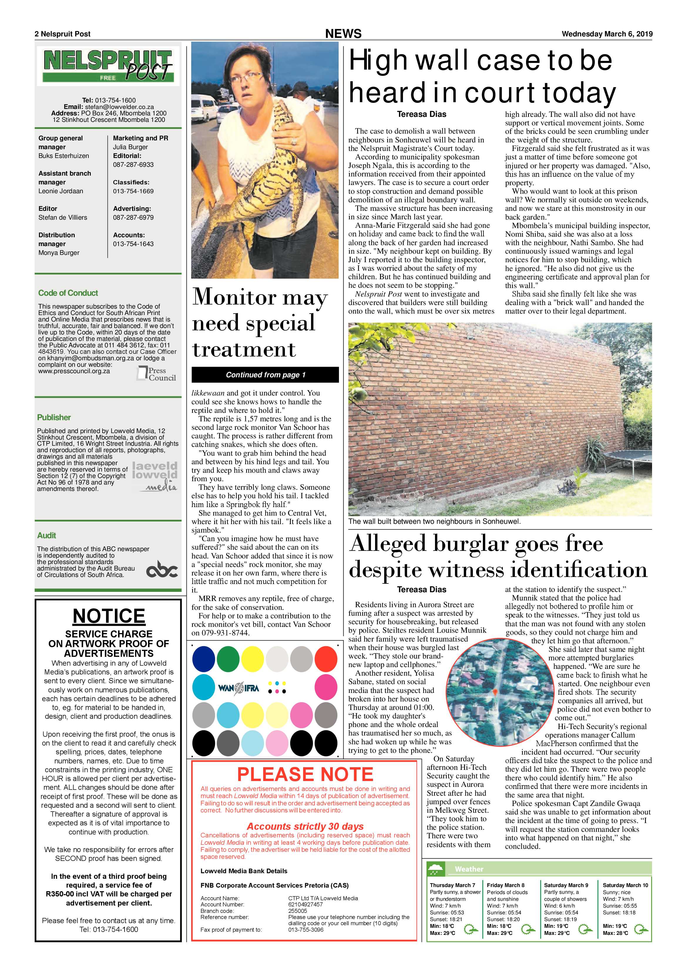 Nelspruit Post 6 March 2019 page 2