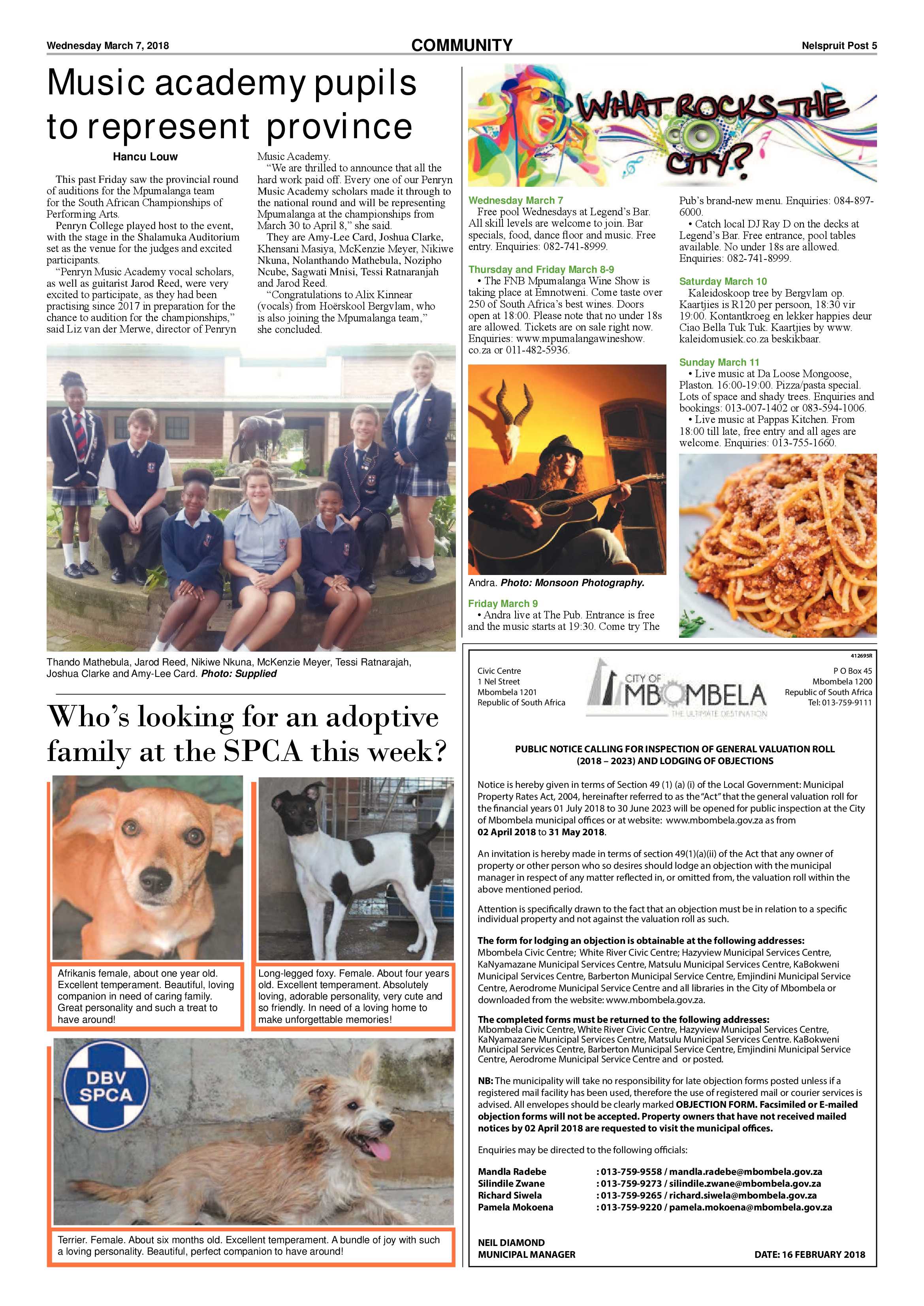 Nelspruit Post 7 March 2018 page 5