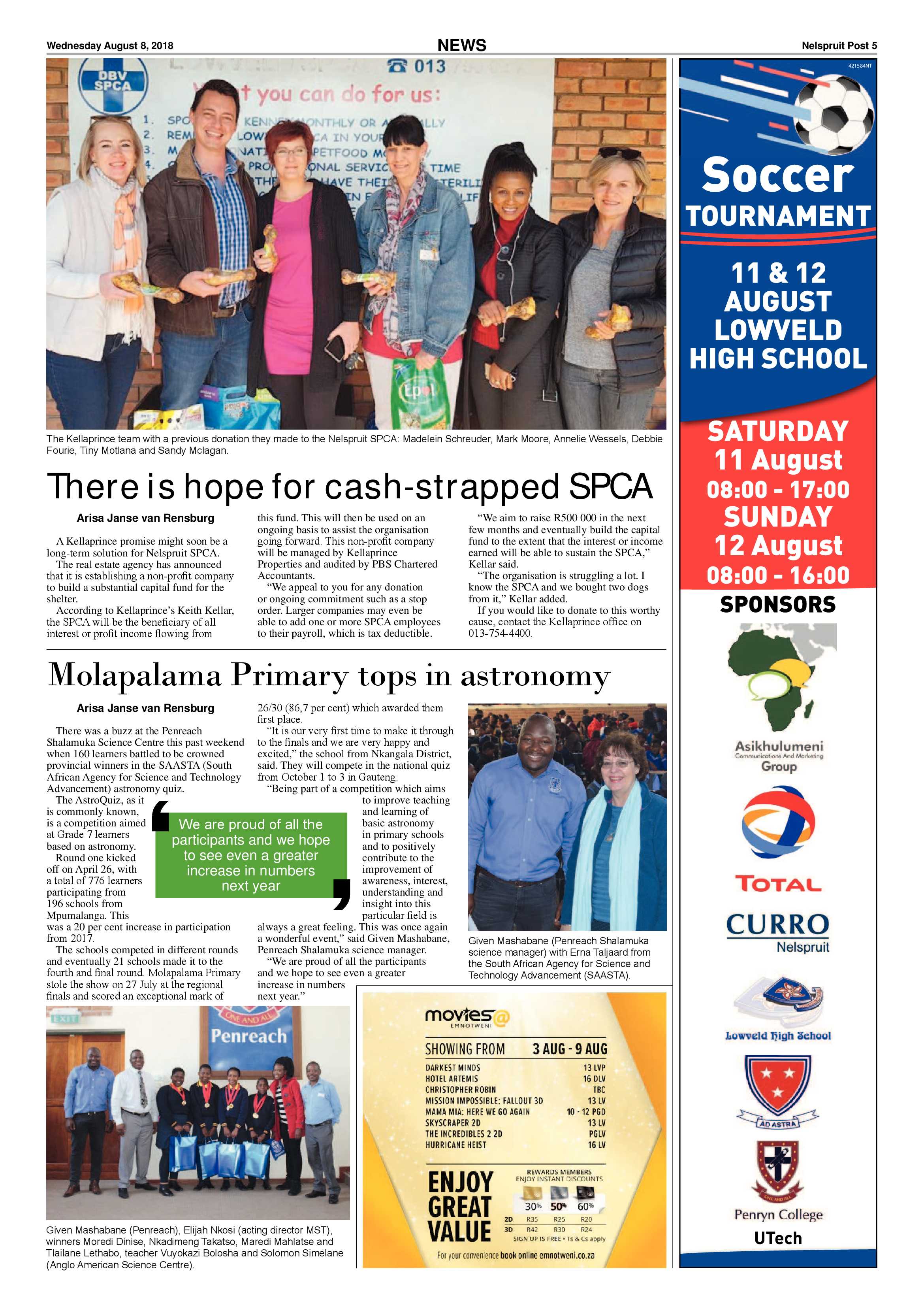 Nelspruit Post 8 August 2018 page 5