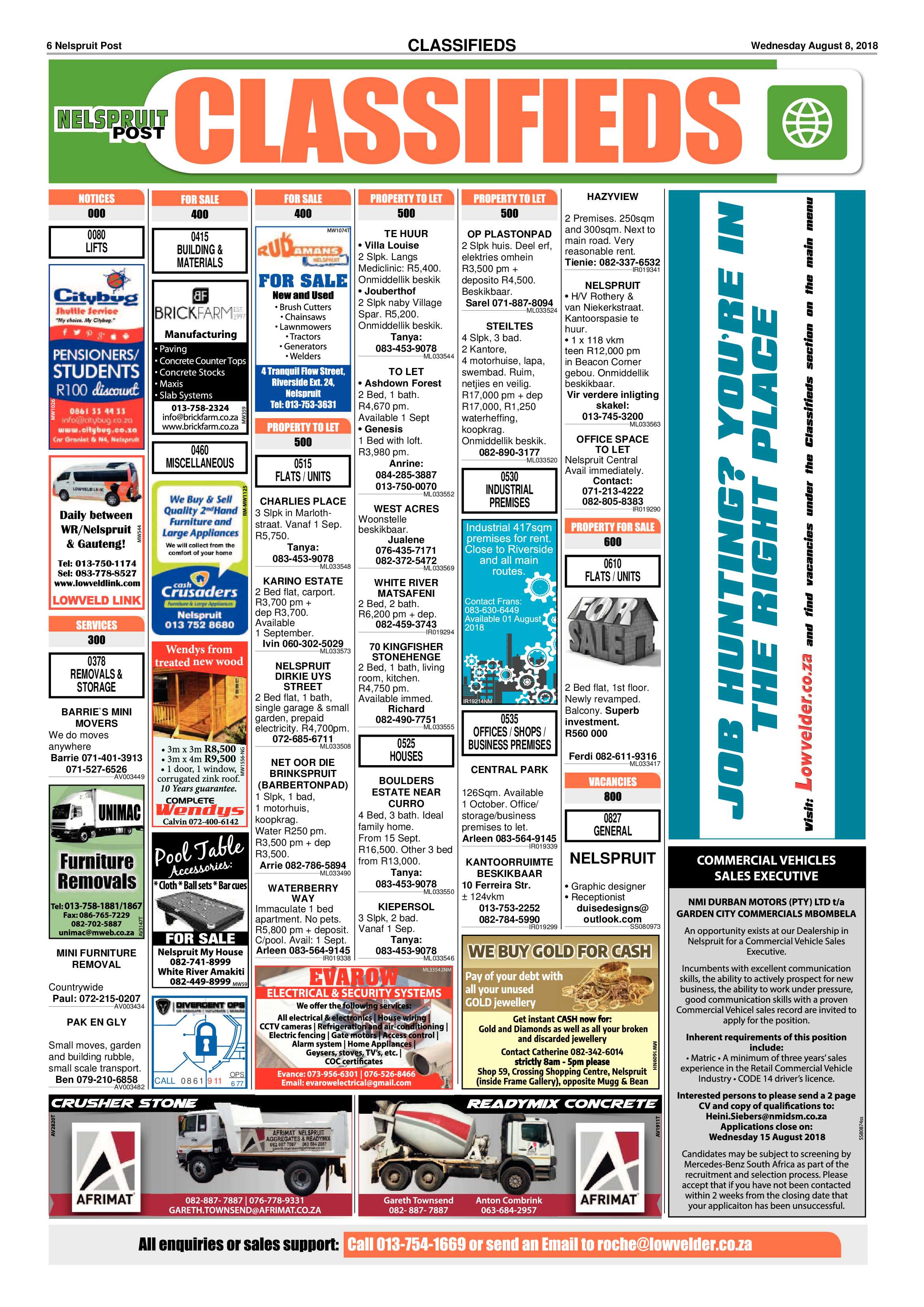 Nelspruit Post 8 August 2018 page 6