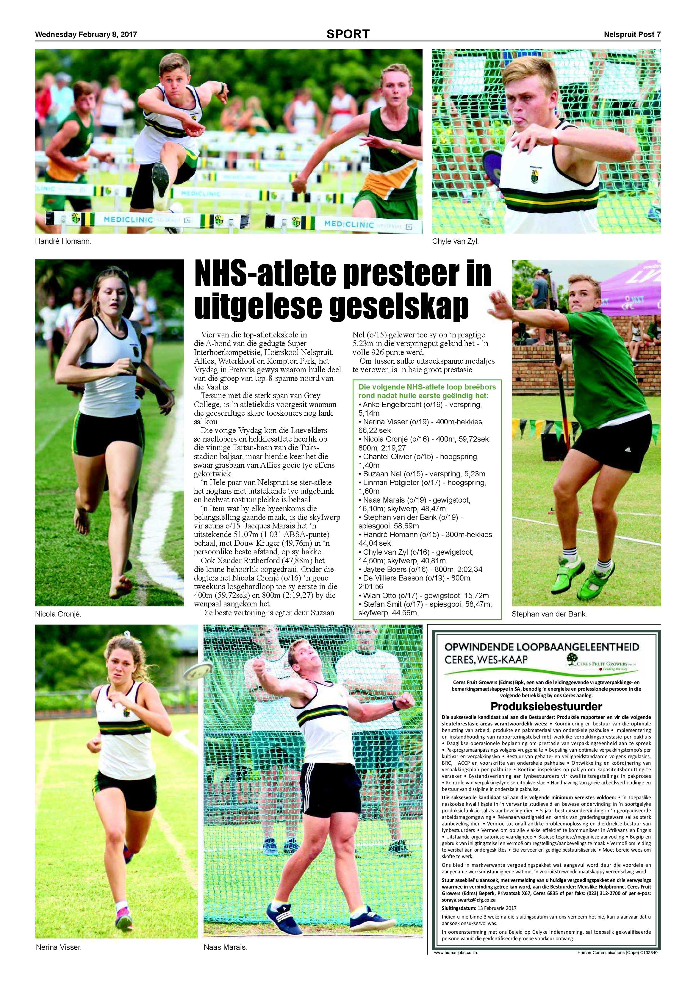 Nelspruit Post 8 February 2017 page 7