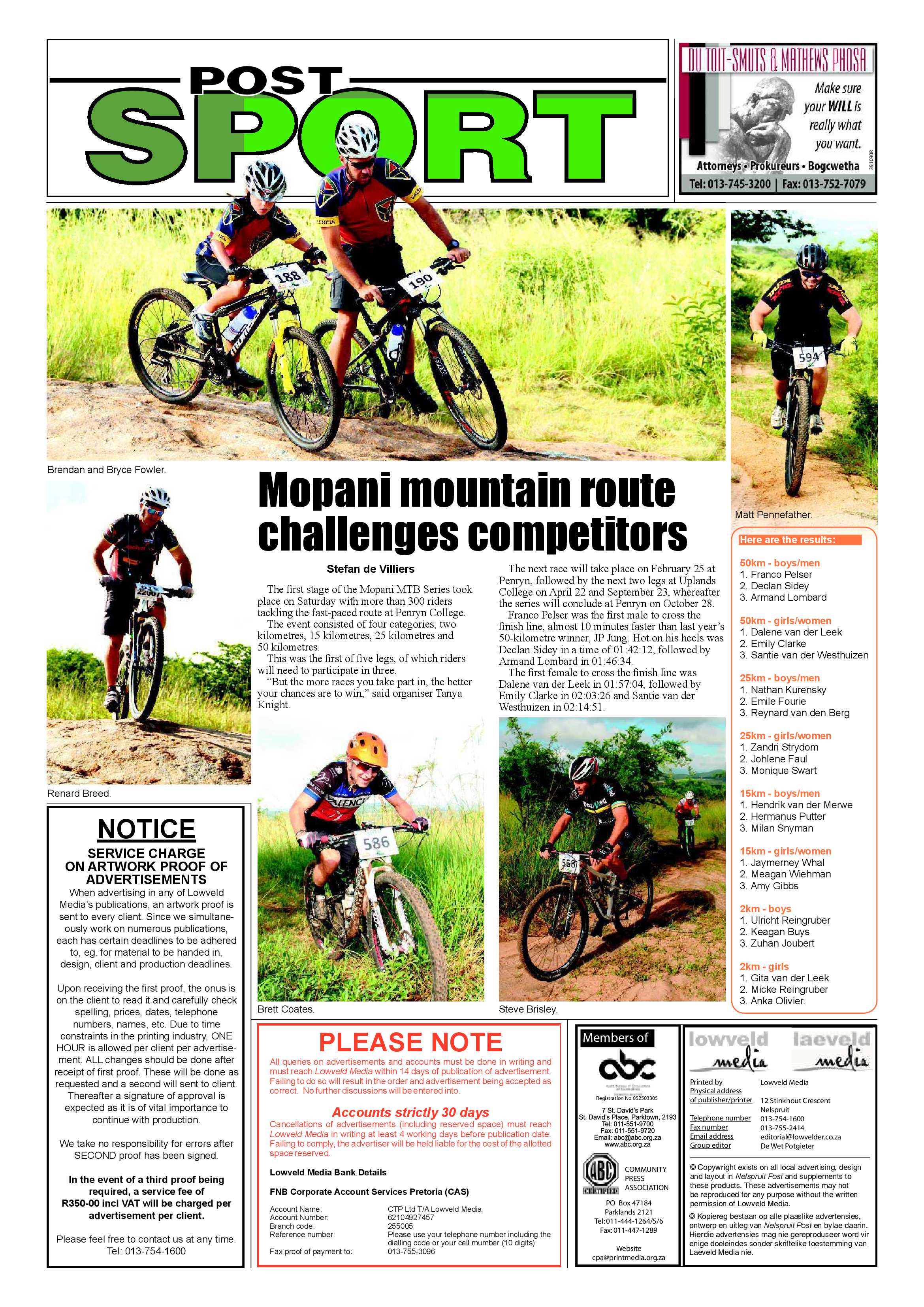 Nelspruit Post 8 February 2017 page 8