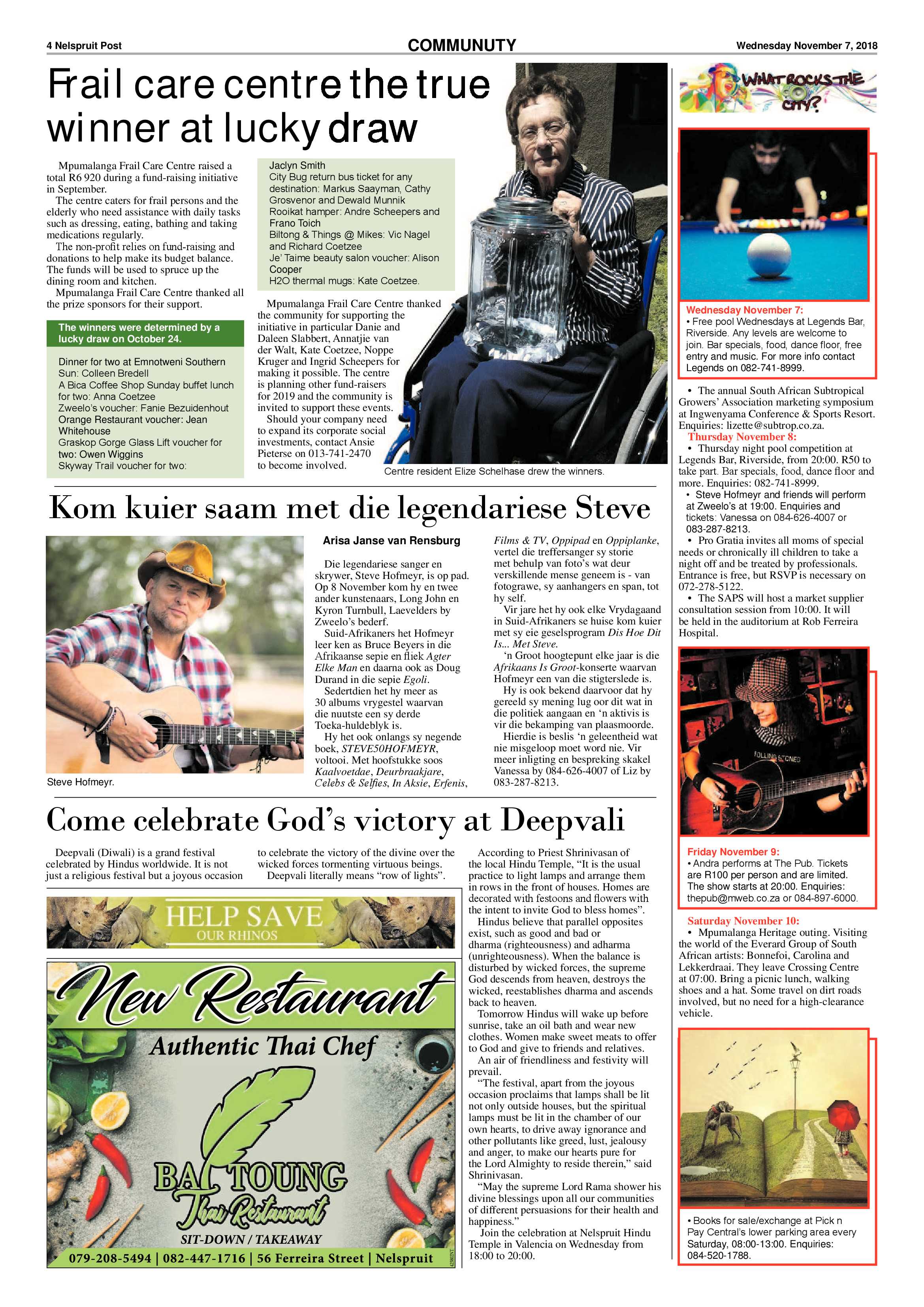 Nelspruit Post 8 November 2018 page 4