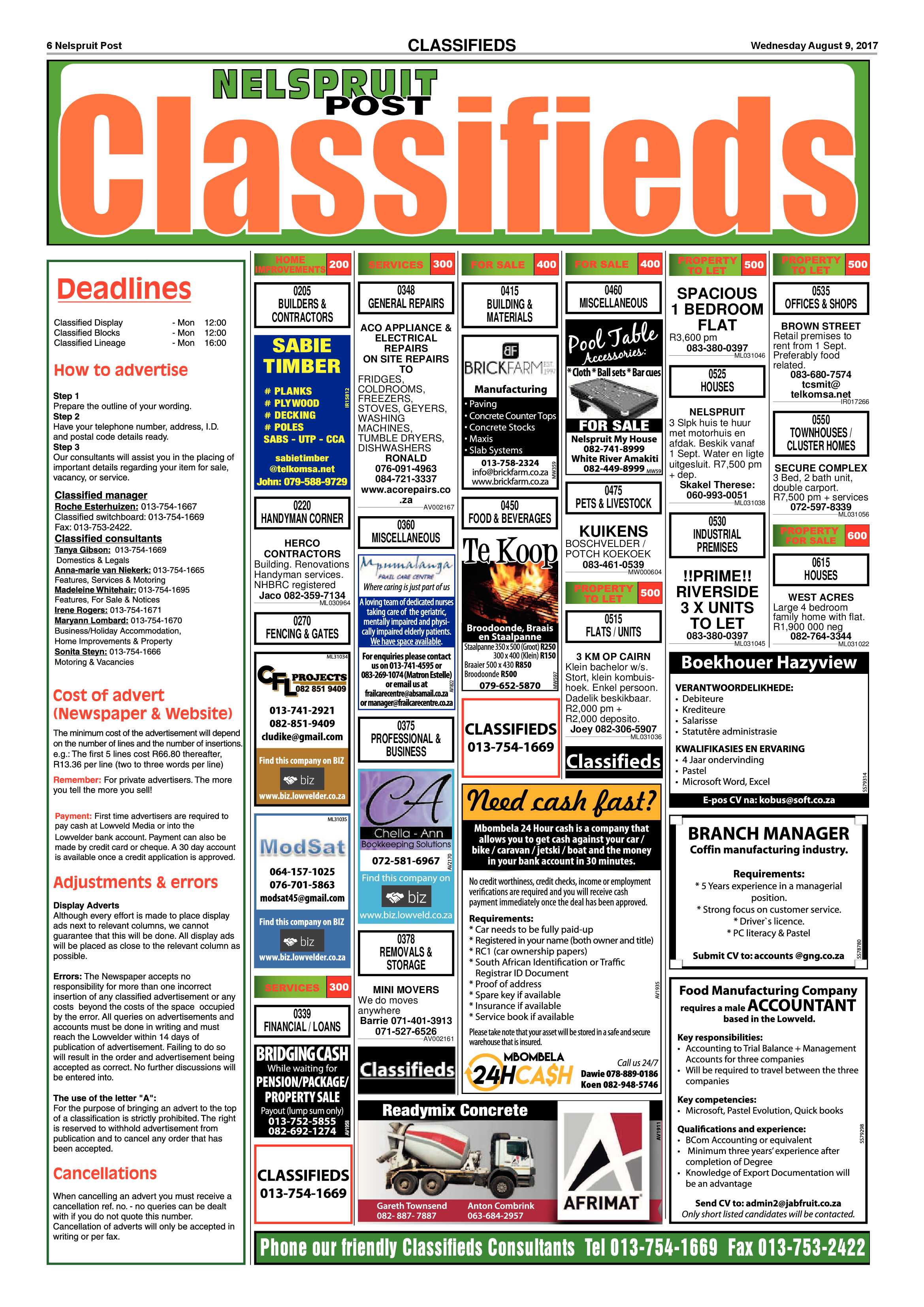 Nelspruit Post 9 August 2017 page 6