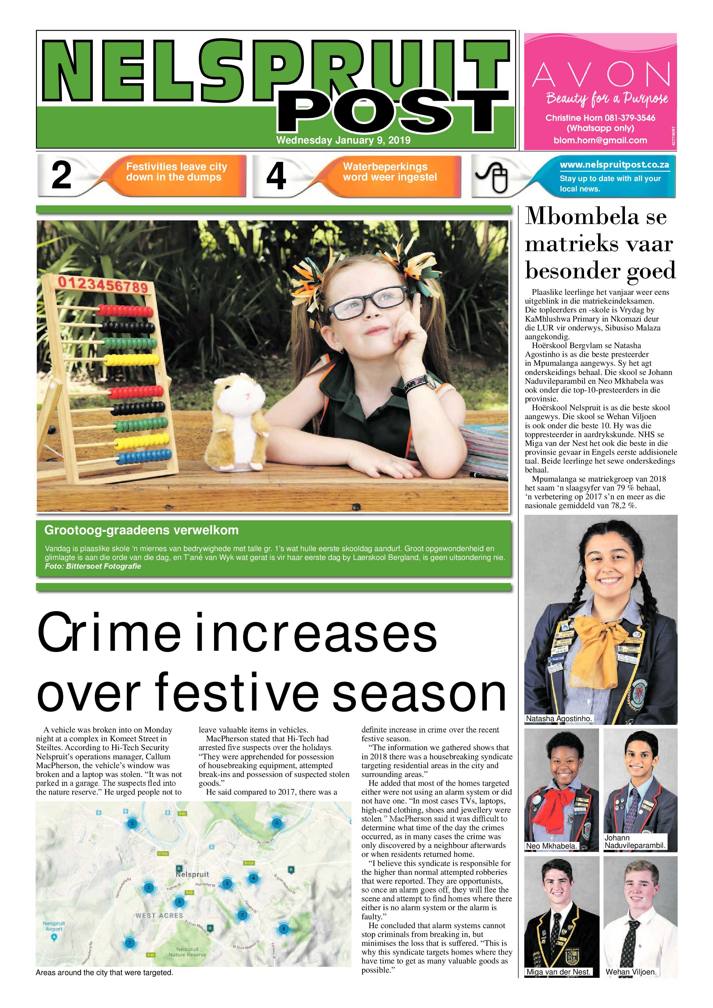 Nelspruit Post 9 January 2019 page 1