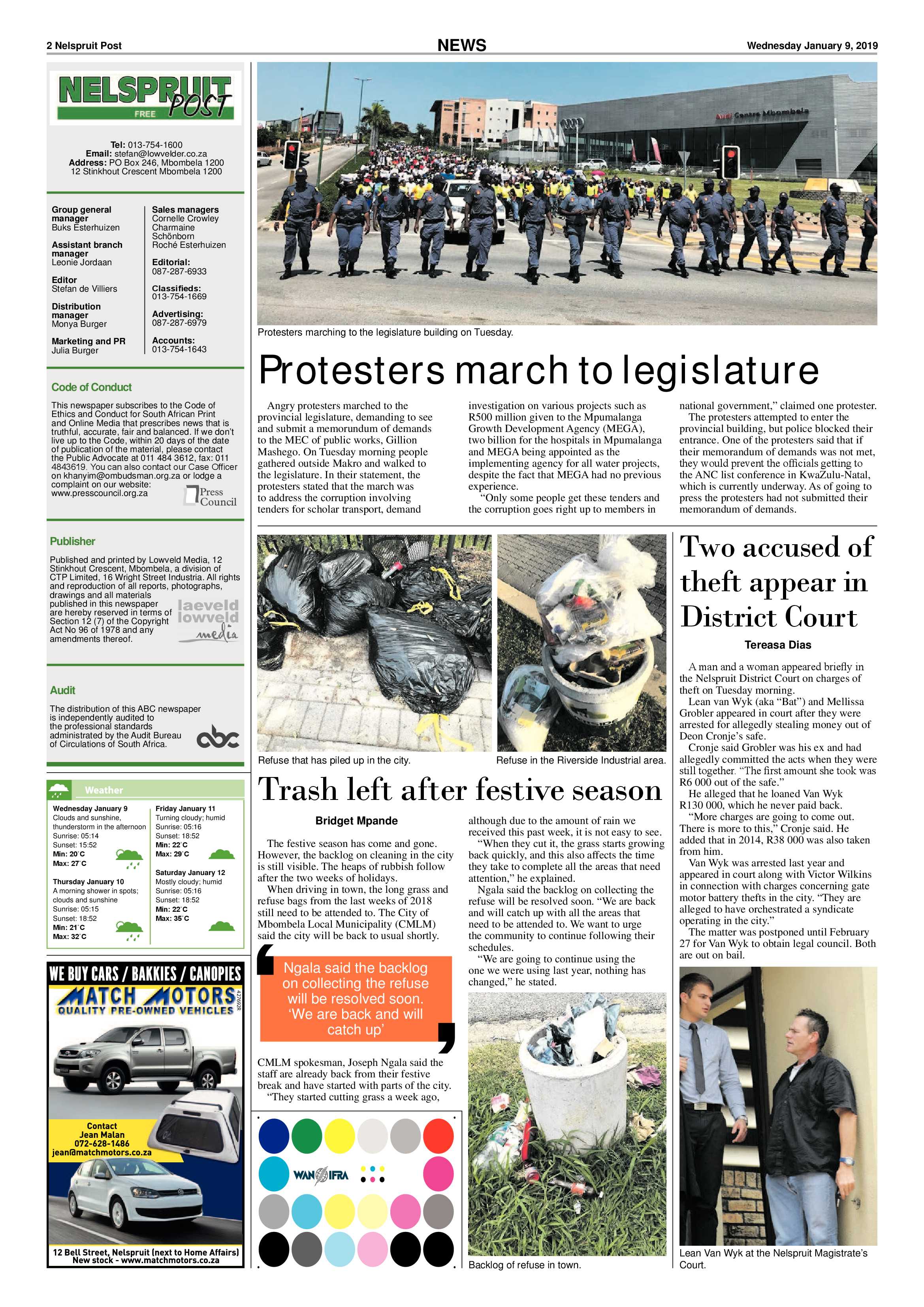 Nelspruit Post 9 January 2019 page 2