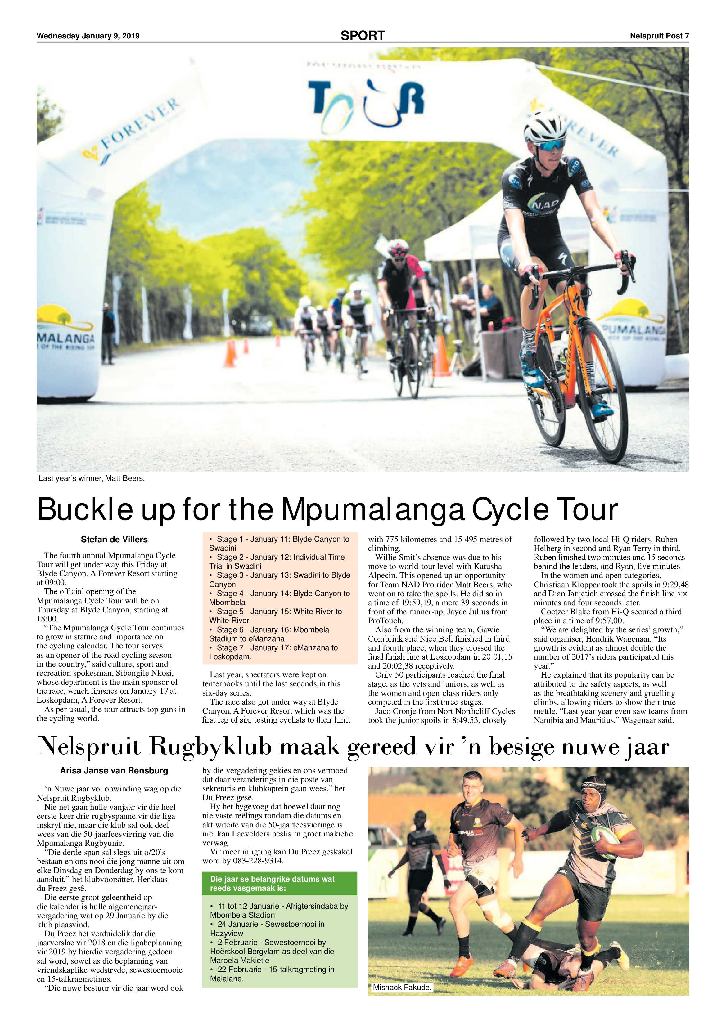 Nelspruit Post 9 January 2019 page 7