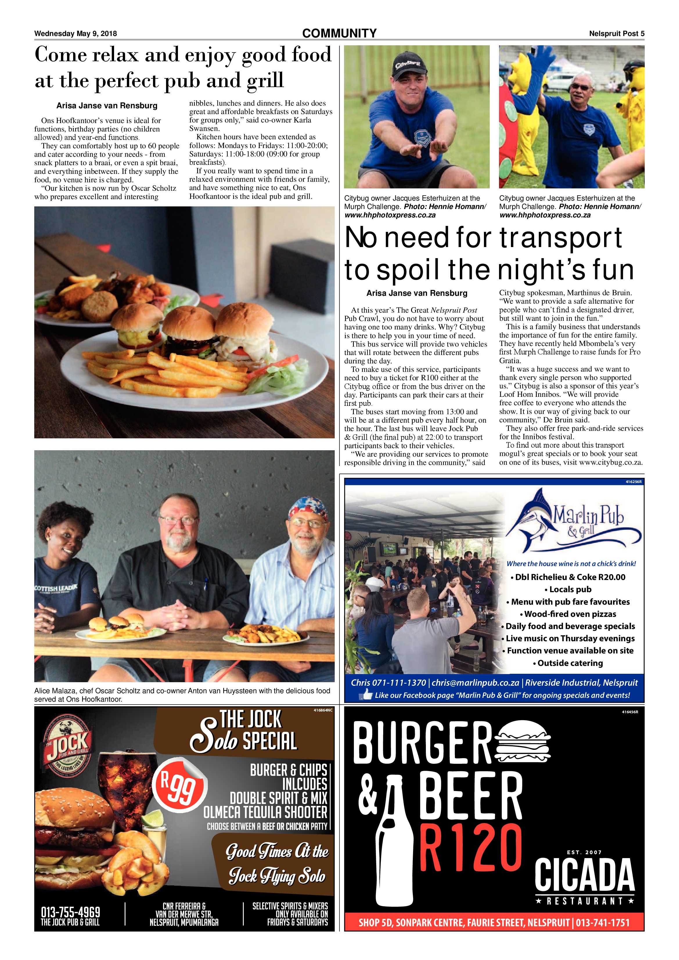 Nelspruit Post 9 May 2018 page 5